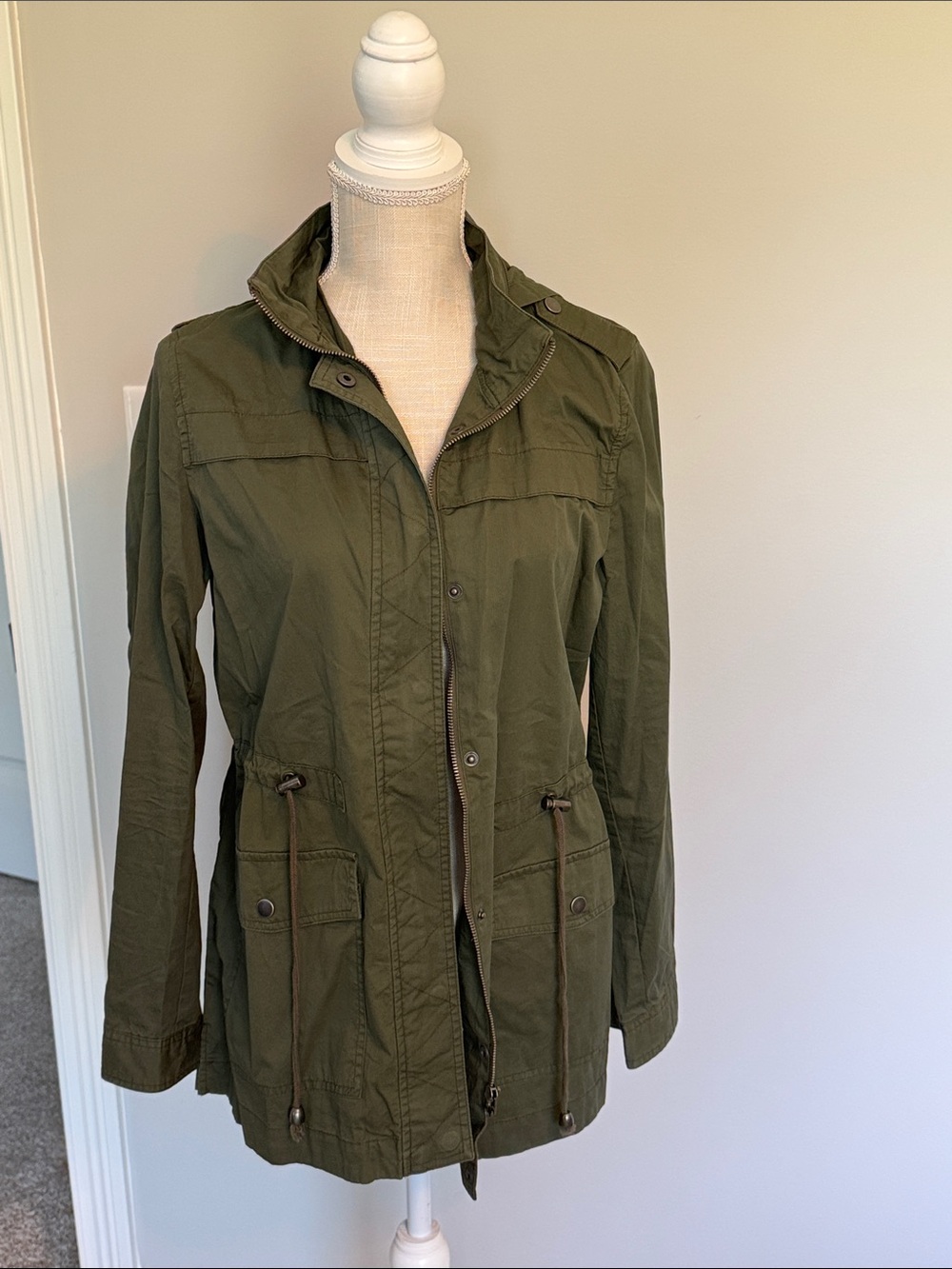 Thread & Supply Olive Green Utility Jacket